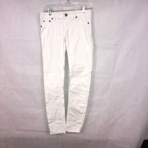Women's Blue Asphalt White Skinny Jeans Size S